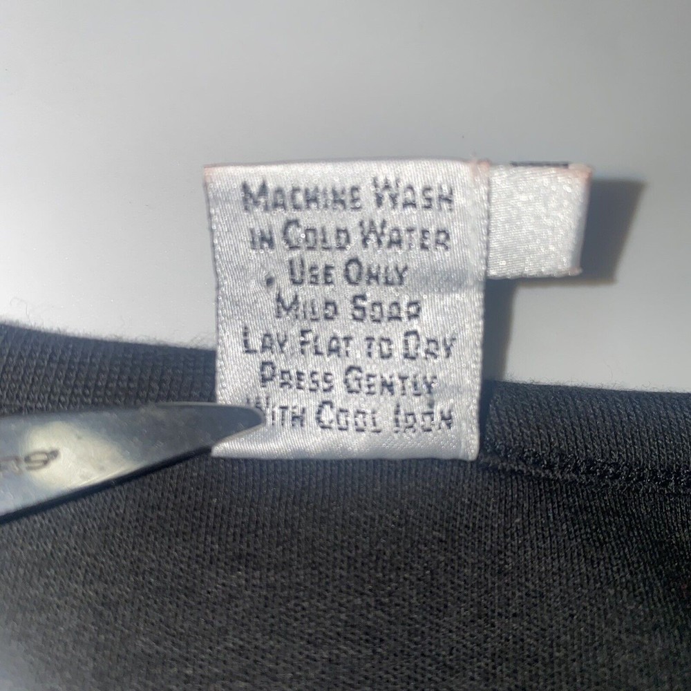 Peruvian Connection Basic Black Scoop Neck Pima C… - image 6